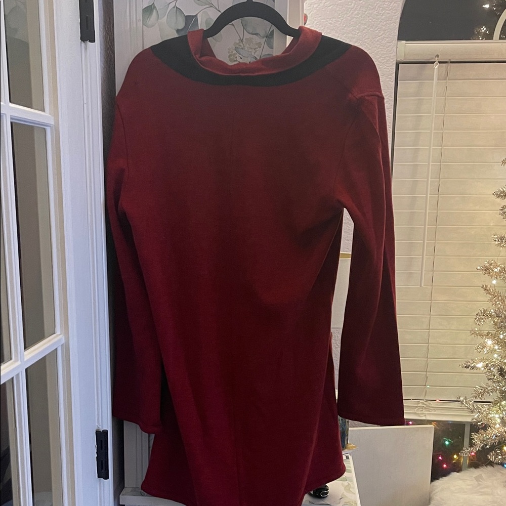 NWT Parsley & Sage Red and Black Tunic - Picture 7 of 9